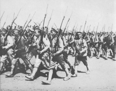 Червона армія на марші. 1920 р.