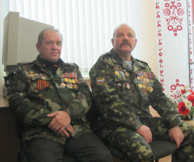 Олександр Ланько (праворуч) та Сергій Кузнецов (ліворуч)