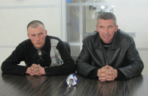 Праворуч Сергій Марченко, ліворуч - Вадим Оніщенко