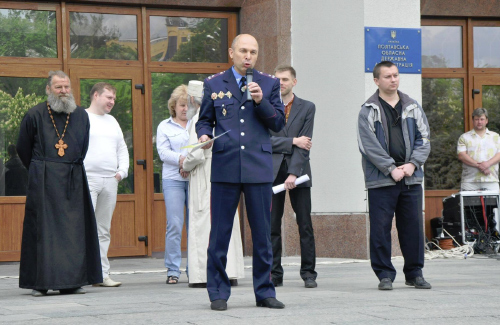 Начальник УМВС Полтавщини звітував про роботу міліції на Народному Віче