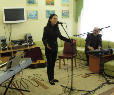 Катерина Юрченко прочитала вірш Миколи Рубцова "В минуту музыки"