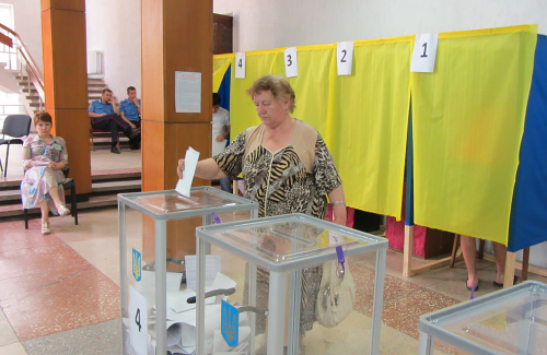 Голосування на 223 дільниці 147 округу у Полтаві