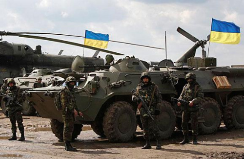 Українські військові на Південному-сході України