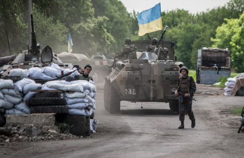 Один из блок-постов на Юго-востоке Украины