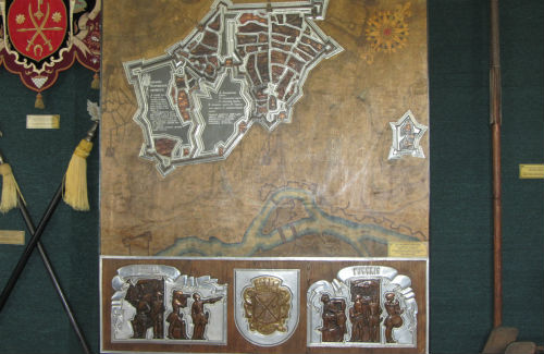 План-схема фортеці Полтави початку XVIII століття 