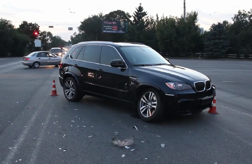 Автомобіль Олександра Мамая на йокому він потрапив у ДТП