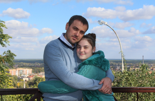 Сергій Клименко з донькою
