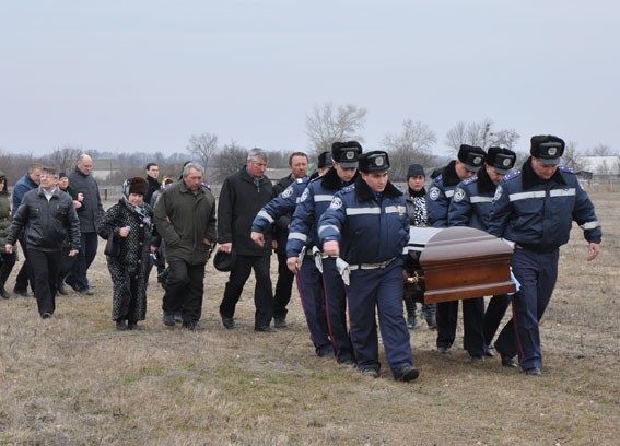 Поховання Олександра Андрійка