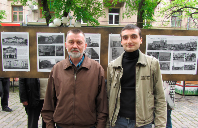 з ліва на право: Борис Тристанов та Артур Ароян