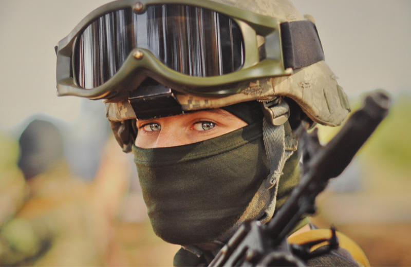 Боєць підрозділу МВС, 2014 рік