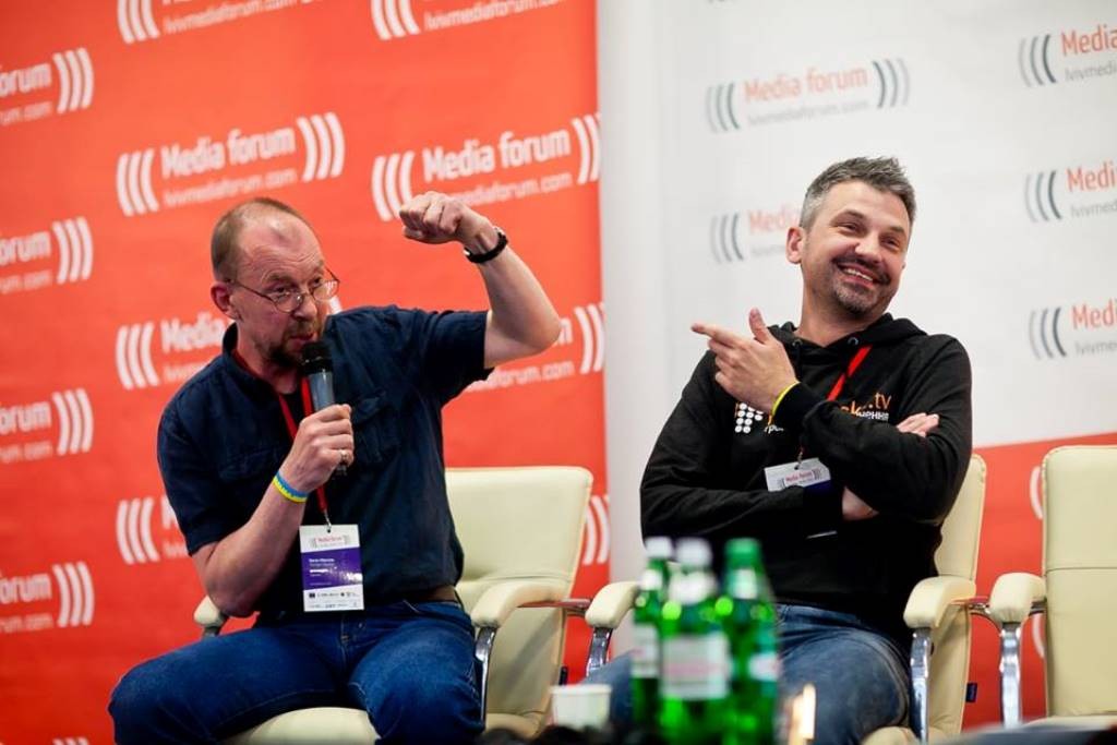 Євген Маслов та Роман Скрипін (фото – Lviv Media Forum)