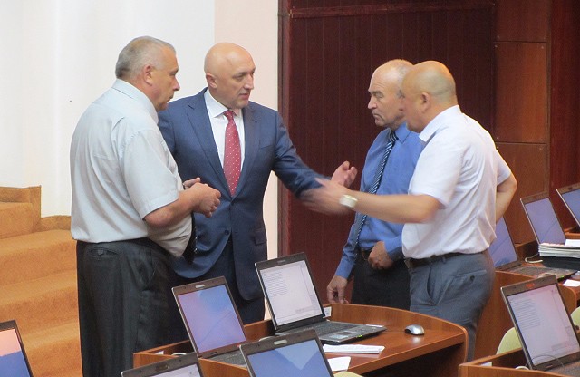 Валерій Головко з депутатами облради
