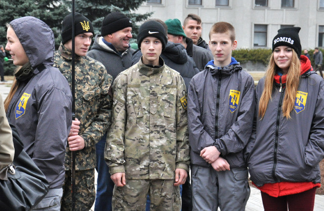 Представители гражданского корпуса «Азов»