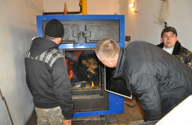 Новий енергоефективний твердопаливний котел в селі Богданівка