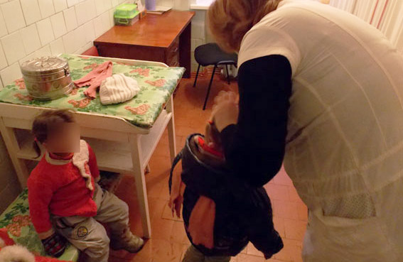 Дети в детском отделении Миргородской центральной больницы