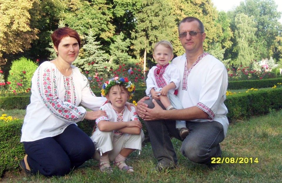 Владислав Кушніров з родиною