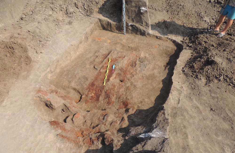 На розкопках в скіфському кургані Більського городища археологи знайшли 30 золотих виробів Bilsk-4