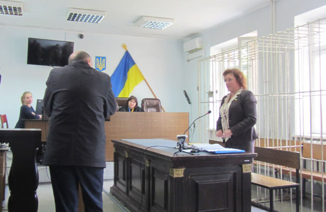 Михайло Кононенко та Оксана Гончаренко у Полтавському районному суді