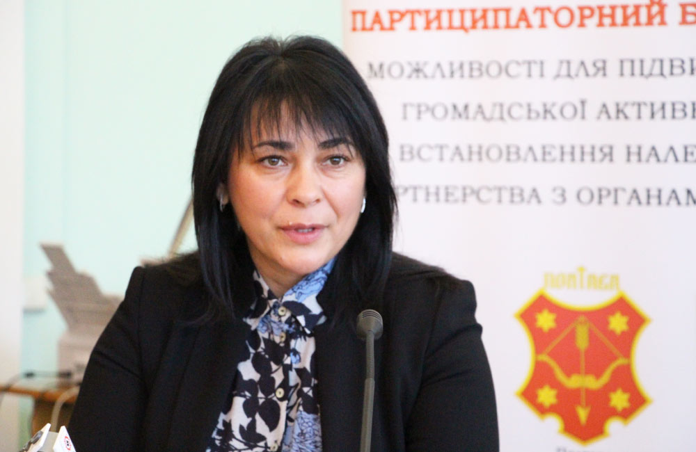 Оксана Деркач, голова робочої групи «Бюджету участі»