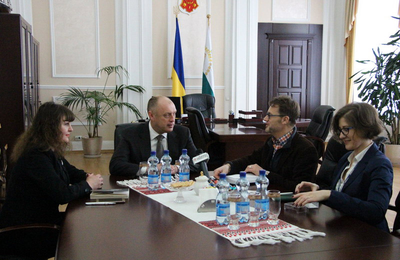 Керівництво міста зустрічається з Уповноваженим СММ ОБСЄ в Україні Вінсентом Годбійоном