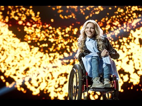 HD 720 Юлия Самойлова песня "Flame Is Burning" Евровидение 2017 Россия