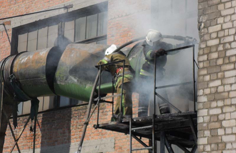 Пожежа в малярному цеху Полтавського турбомеханічного заводу