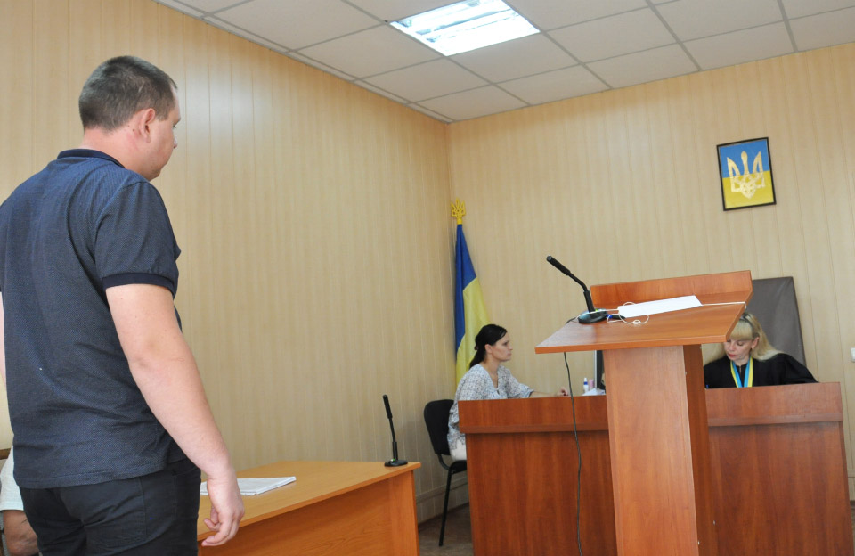 Засідання суду по справі Андрія Вовченка