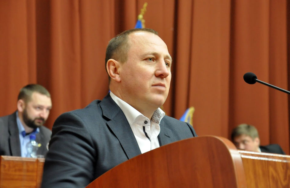 Голова фракції «Опозиційного блоку» Олег Сазонов