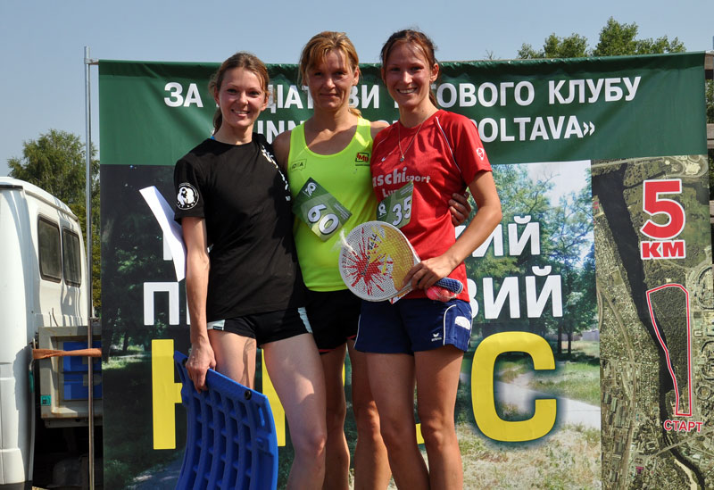 Переможці жінки(зліва направо). Катерина Бурлакова, Світлана Гукова, Тетяна Ніколаєва. 