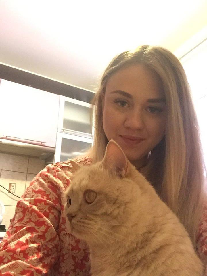 Автор ідеї флешмобу Вікторія Тимошенко з котом