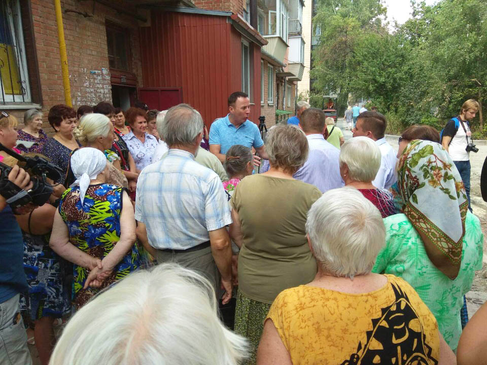 Андрій Матковський на зустрічі з мешканцями