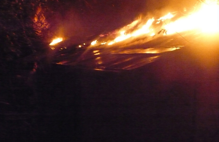 Пожежа на вулиці Касьяна у Кобеляках