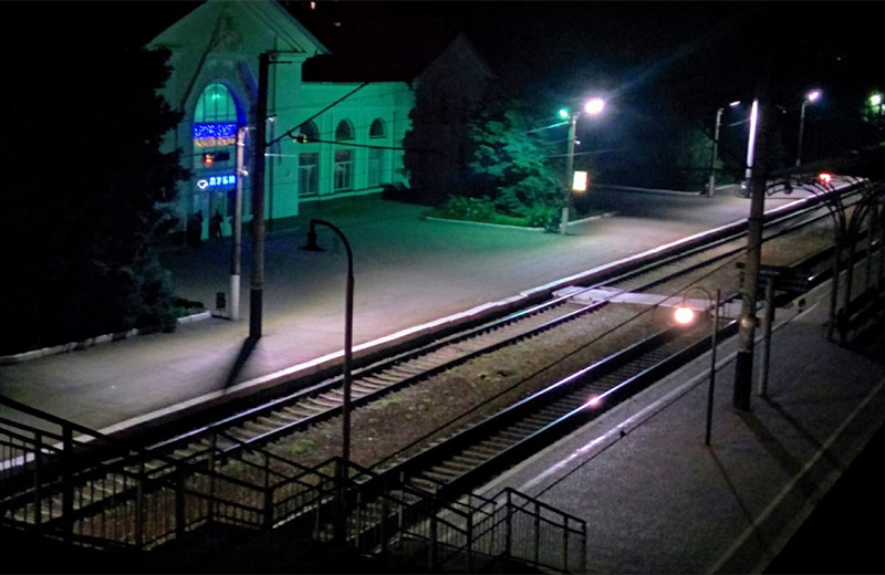 Залізничний вокзал у Лубнах