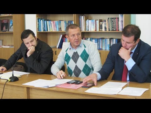 Юрій Бойко на депутатській комісії Полтавської міськради (2017.11.21)