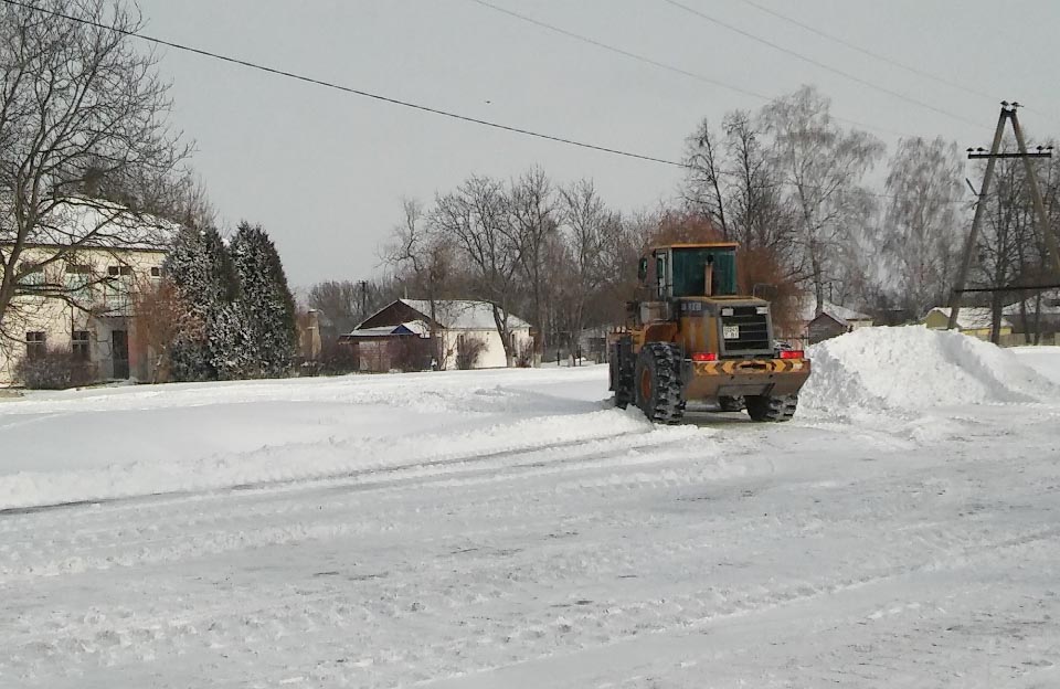 Боротьба зі снігом Коломацької сільської ради