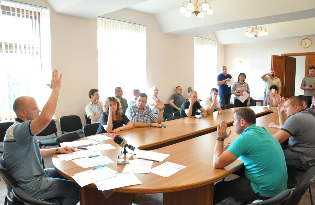 Голосування членів Полтавської міської виборчої комісії