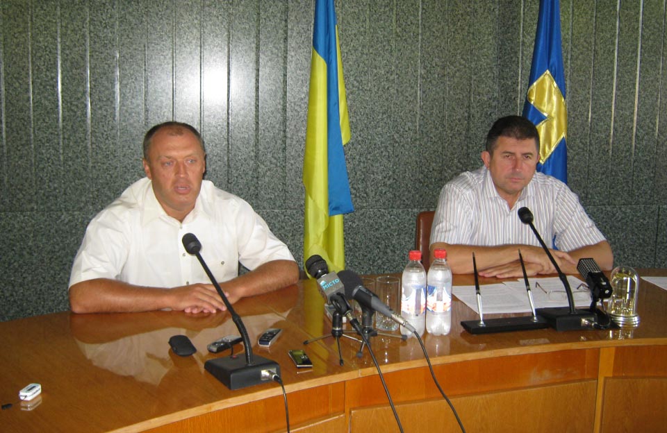 Олександр Мамай та Олександр Удовіченко (серпень 2010 року)