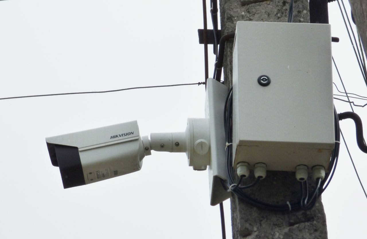 Камера зовнішнього відеоспостереження системи «Безпечне місто» у Полтаві