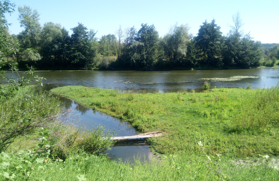 Річка Псел поблизу села Остап’є