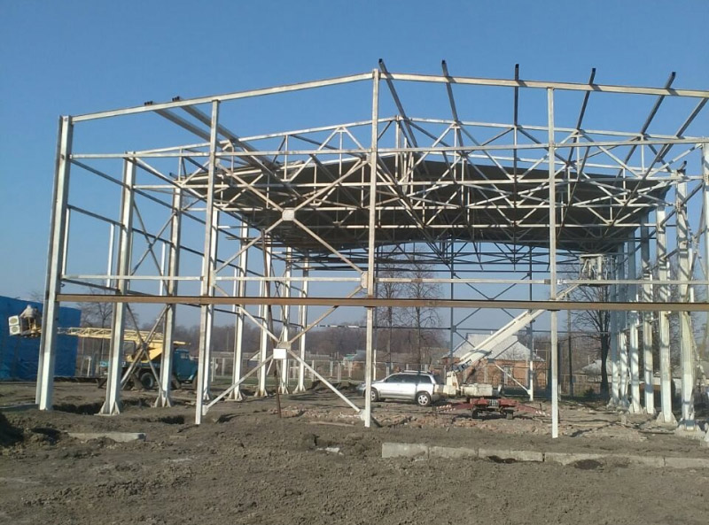 Будівництво шкільного спортивного залу Ромоданівської ЗОШ