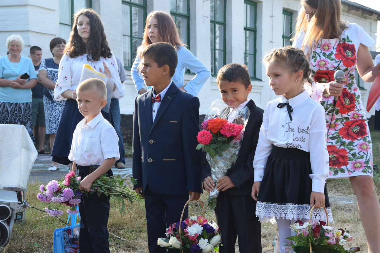 Першокласники Василівської школи