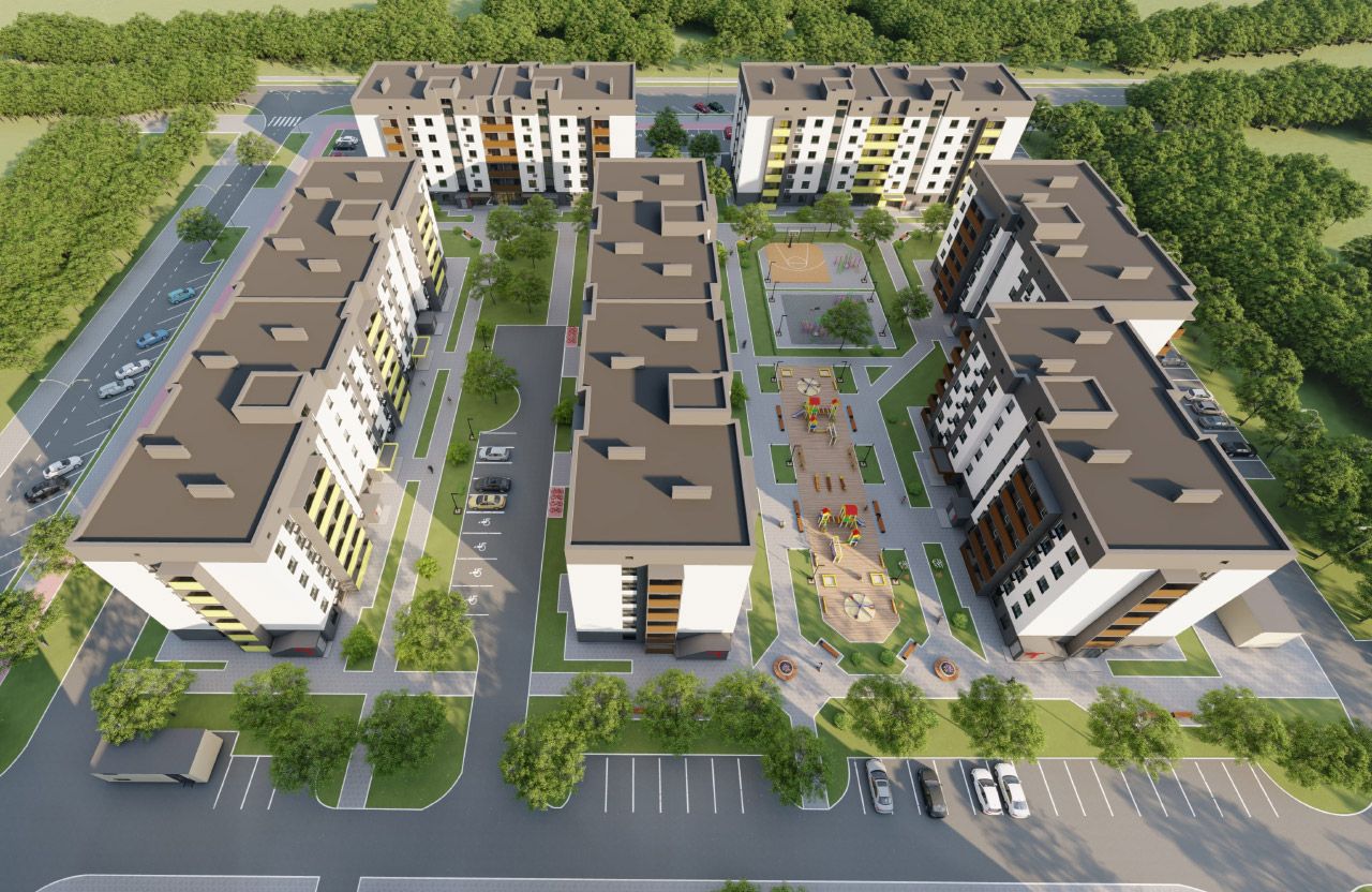 Ескіз будівництва житла для переселеців на вулиці Остапа Вишні