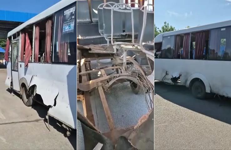 Кадри з відео — наслідки вибуху