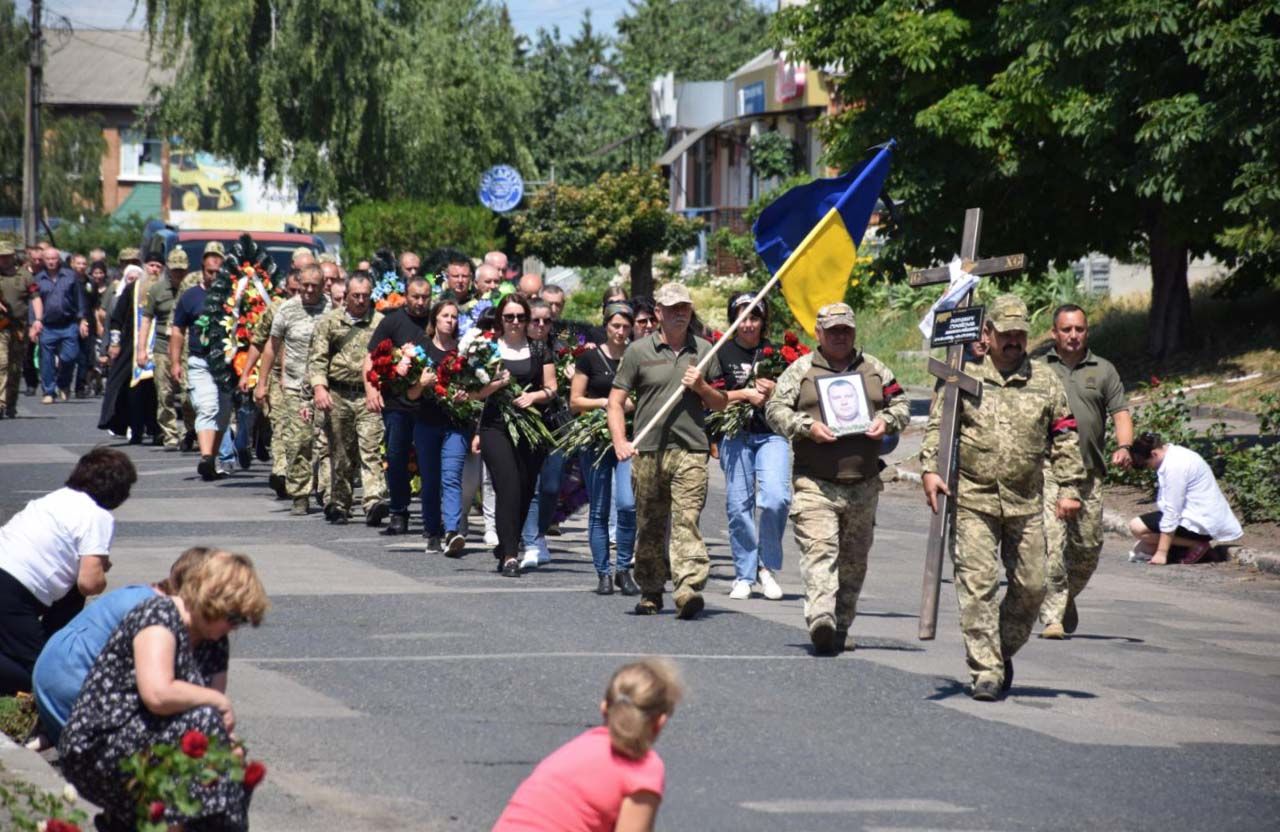 Прощання зі Станіславом Поповичем у Нових Санжарах