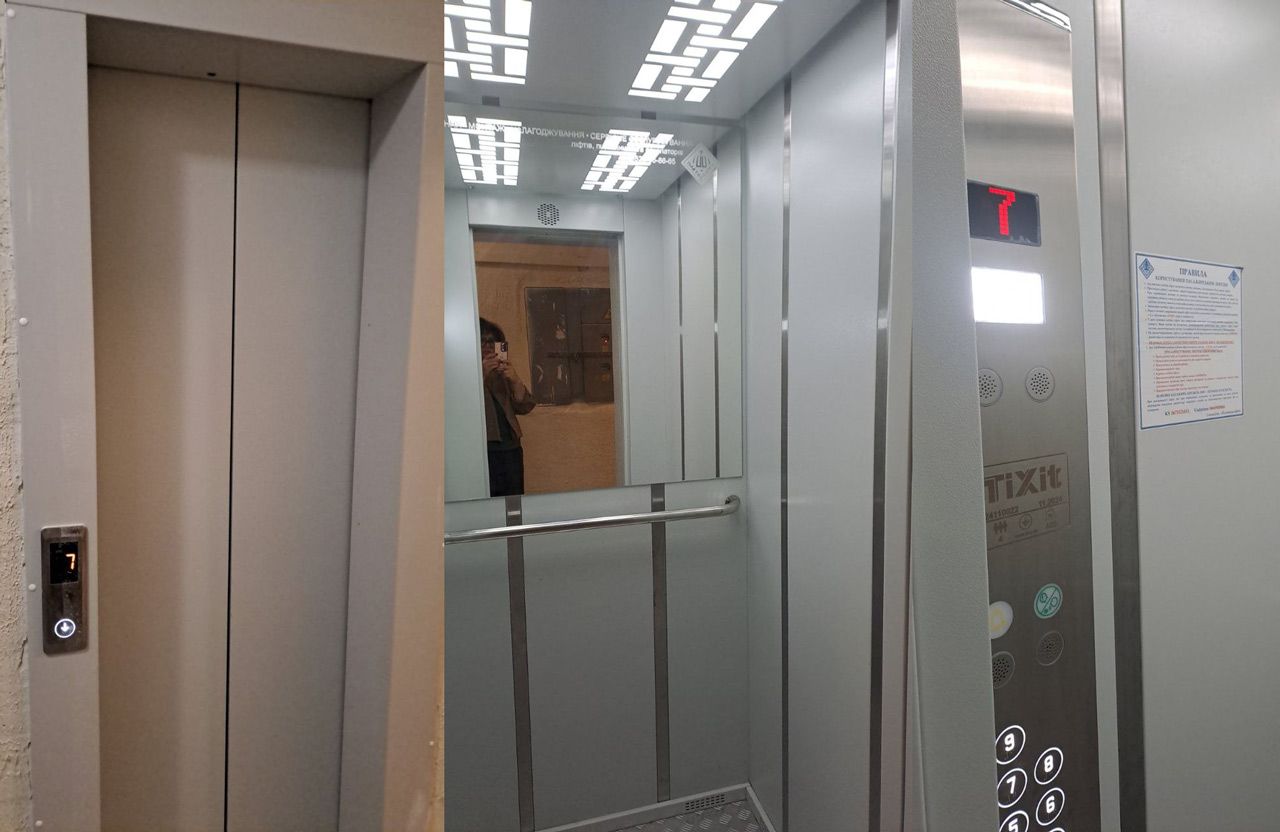 Новий ліфт на Полюсній, 10