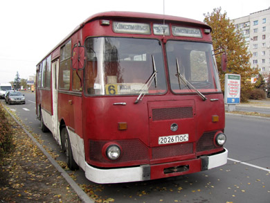 ЛиАЗ-677М в Комсомольске