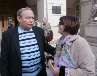 нащадки двох славних полтавців – Ярослав Абрагамович та Лариса Лісовська
