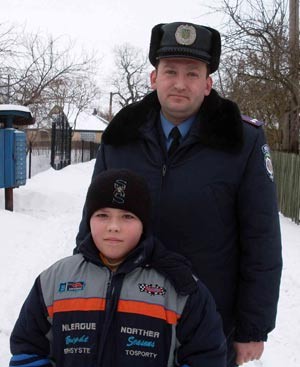 На Полтавщині міліціонер врятував десятирічного хлопчика