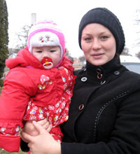 Ольга з дитиною