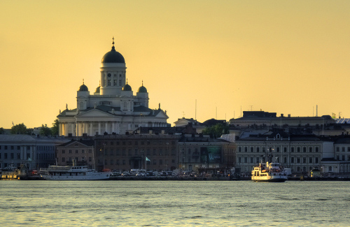 Панорама столиці Фінляндії — Гельсінкі